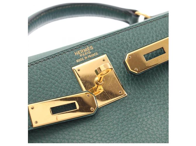 Hermès Zaino/Borsa Hermes Kelly Ad GM Verde - vista 6