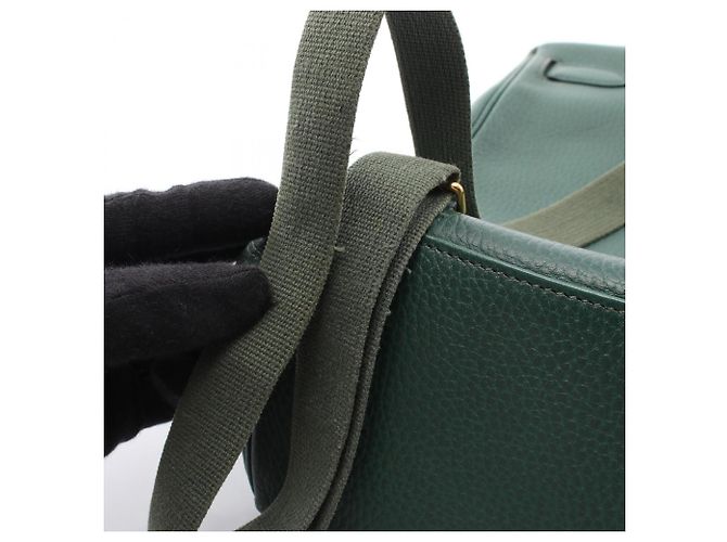 Hermès Zaino/Borsa Hermes Kelly Ad GM Verde - vista 9