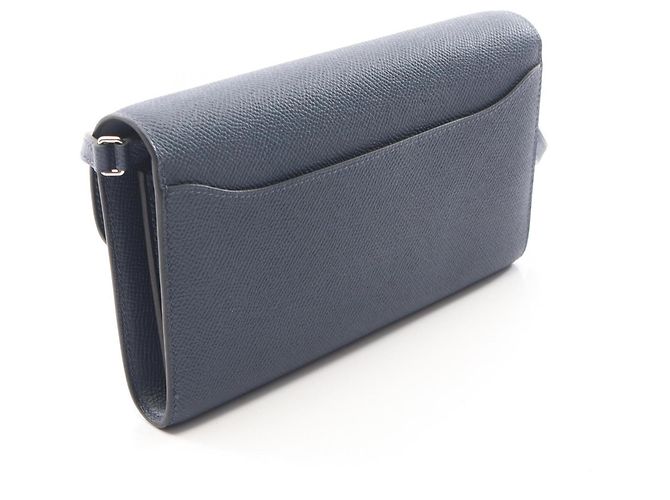 Hermès Hermes Constance Long To Go Schultertasche Marineblau - Ansicht 2