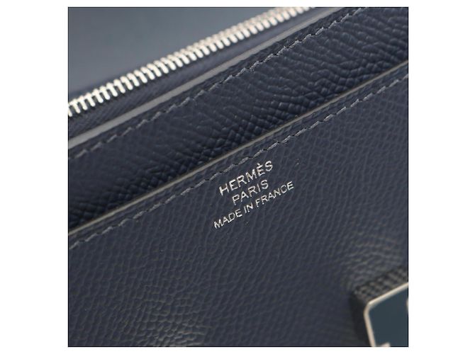 Hermès Hermes Constance Long To Go Schultertasche Marineblau - Ansicht 4