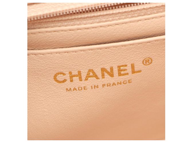 Bolso de hombro Chanel Mini Matelassé Bicolor Negro Rosa - vista 4