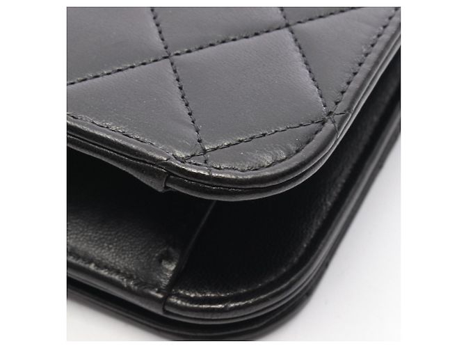 Chanel Matelassé Full Flap Schultertasche Schwarz - Ansicht 7