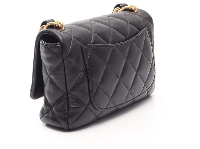 Timeless Borsa Large Flap Chanel Matelassé Nero - vista 2