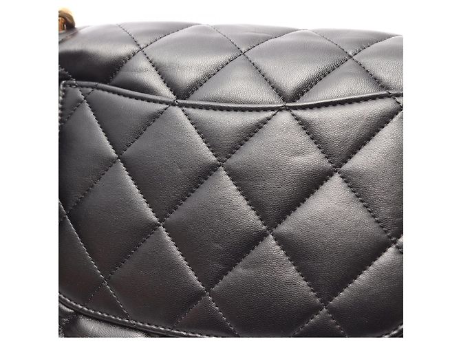 Timeless Borsa Large Flap Chanel Matelassé Nero - vista 9