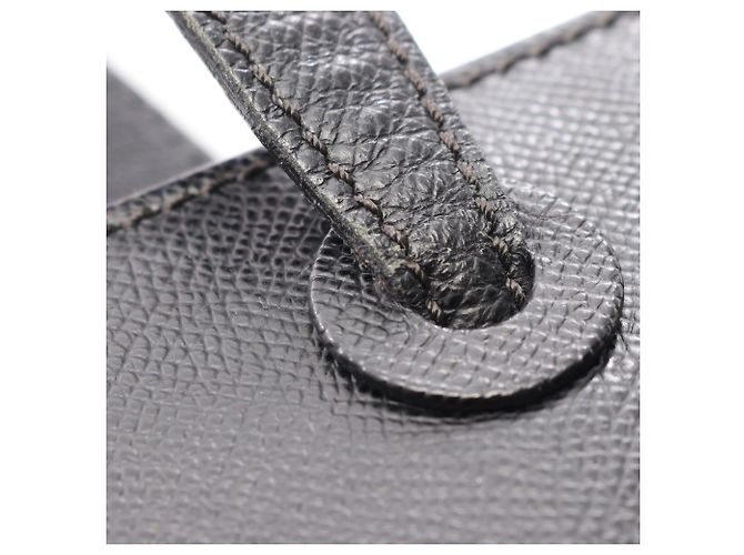 Borsa Tote Chanel in pelle di vitello martellata nera Nero - vista 8