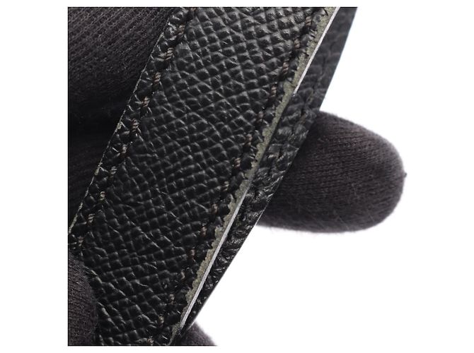 Borsa Tote Chanel in pelle di vitello martellata nera Nero - vista 9