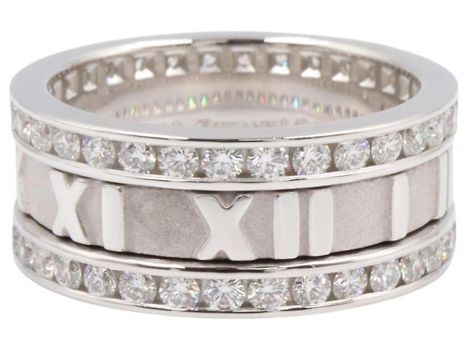 Anello Atlas Tiffany & Co. con diamanti Argento - vista 3