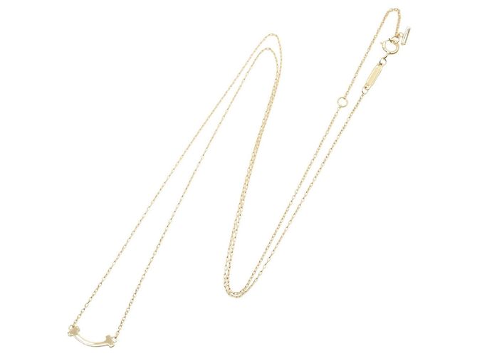 Collana T Smile Mini Tiffany & Co. D'oro - vista 2