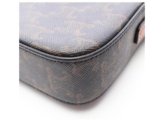Céline Borsa a Spalla Celine Claude Triomphe Marrone - vista 10