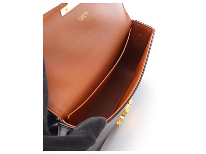 Céline Borsa a Spalla Celine Claude Triomphe Marrone - vista 3