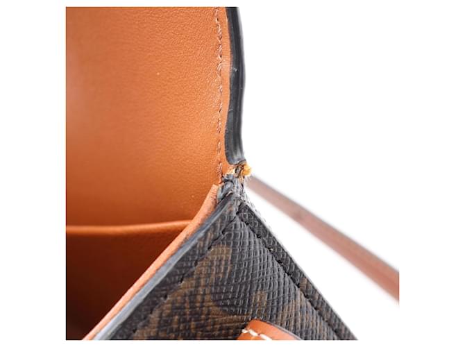 Céline Borsa a Spalla Celine Claude Triomphe Marrone - vista 6