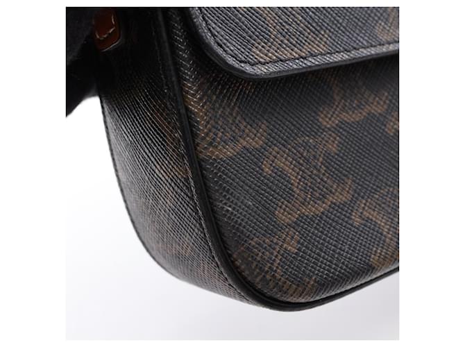 Céline Borsa a Spalla Celine Claude Triomphe Marrone - vista 9