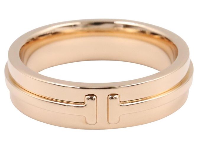 Anello T stretto di Tiffany & Co. in oro rosa 18K D'oro - vista 2