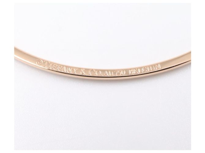 Tiffany T Collana Tiffany & Co. T Smile Small in oro rosa 18K con diamanti D'oro - vista 3