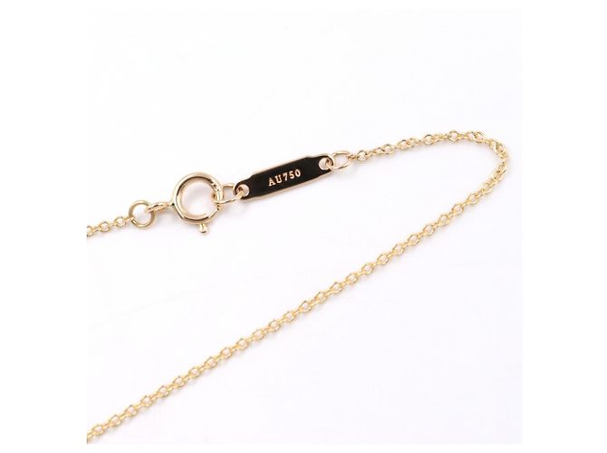 Tiffany T Collana Tiffany & Co. T Smile Small in oro rosa 18K con diamanti D'oro - vista 5