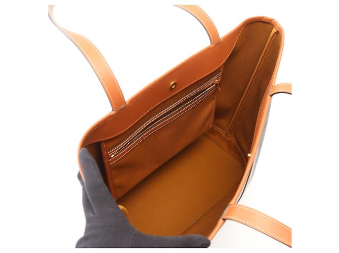 Céline Sac Cabas Celine Medium Triomphe Marron Noir - vue 3