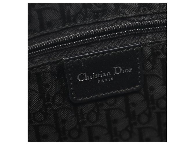 Borsa Hobo in pelle nera Christian Dior Nero - vista 4