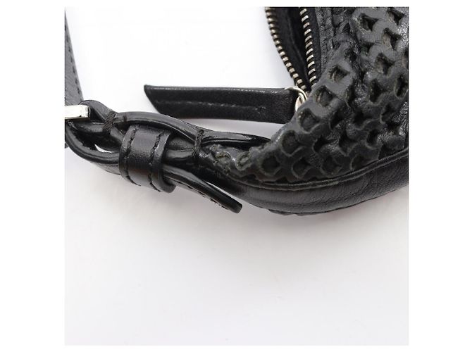 Borsa Hobo in pelle nera Christian Dior Nero - vista 6