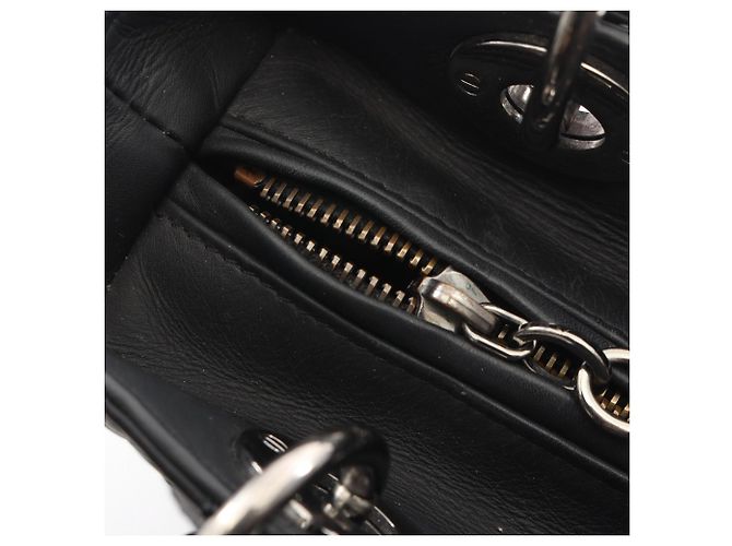Christian Dior Lady Dior Cannage Handtasche Schwarz - Ansicht 10