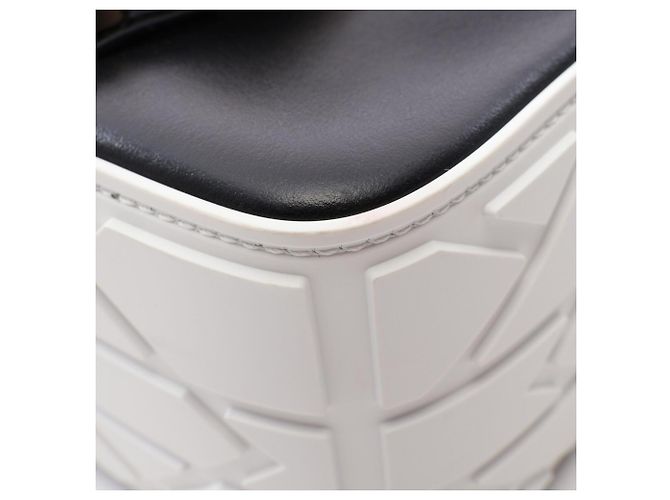 Borsa a tracolla Christian Dior Diorcamp Nero Bianco - vista 5