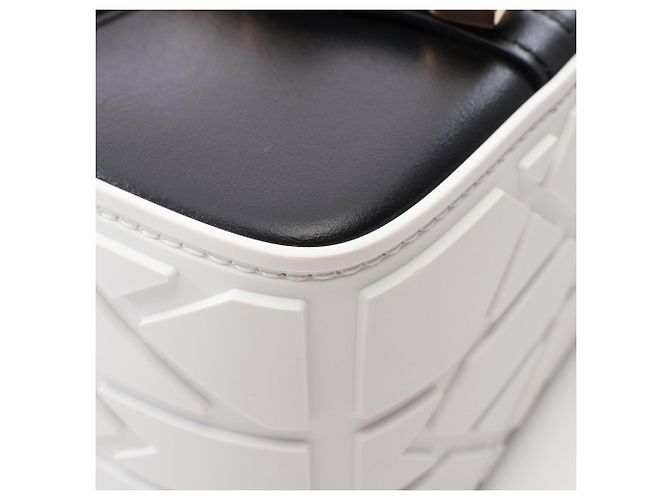 Borsa a tracolla Christian Dior Diorcamp Nero Bianco - vista 6