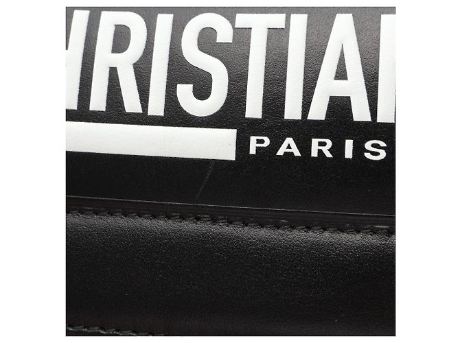 Borsa a tracolla Christian Dior Diorcamp Nero Bianco - vista 7