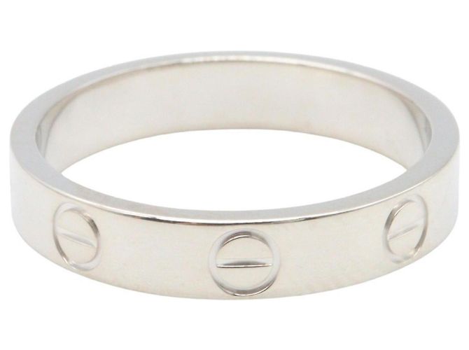 Anello Cartier Mini Love in oro bianco 18K - vista 2