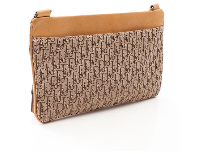 Christian Dior Dior Street Chic Trotter Borsa a Spalla Beige - vista 2