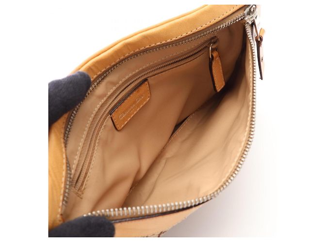 Christian Dior Dior Street Chic Trotter Borsa a Spalla Beige - vista 3