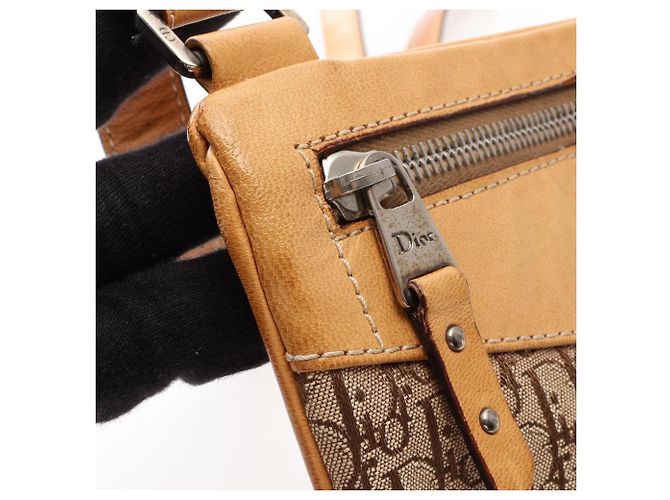 Christian Dior Dior Street Chic Trotter Borsa a Spalla Beige - vista 9