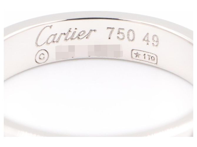 Anello Mini Love di Cartier in oro bianco 18K - vista 3