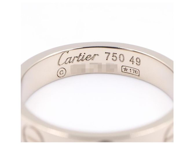 Cartier Mini Love Ring aus 18K Weißgold - Ansicht 3