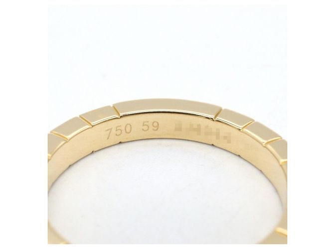 Anello Lanières Cartier in oro giallo 18K - vista 4