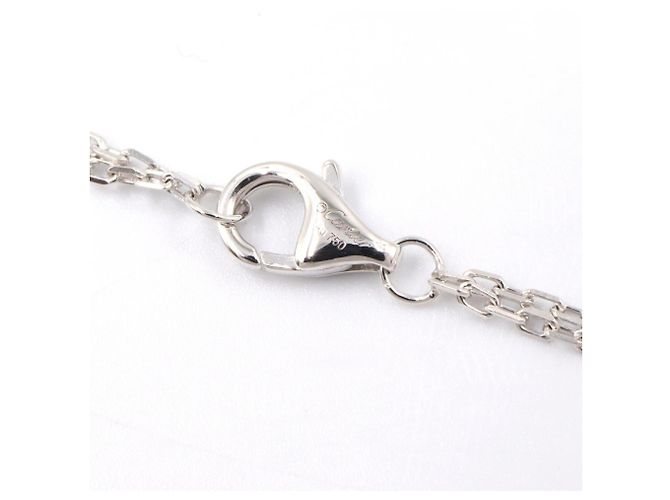 Collana Cartier Love Circle in oro bianco con diamante - vista 4