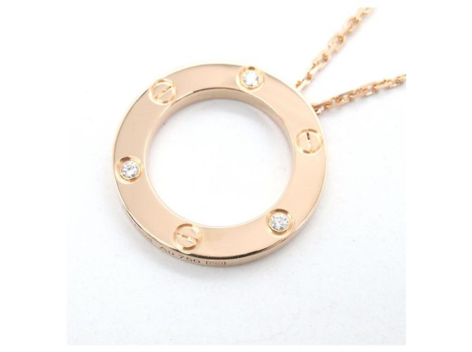 Cartier Collana Love in oro rosa 18K con diamante - vista 5