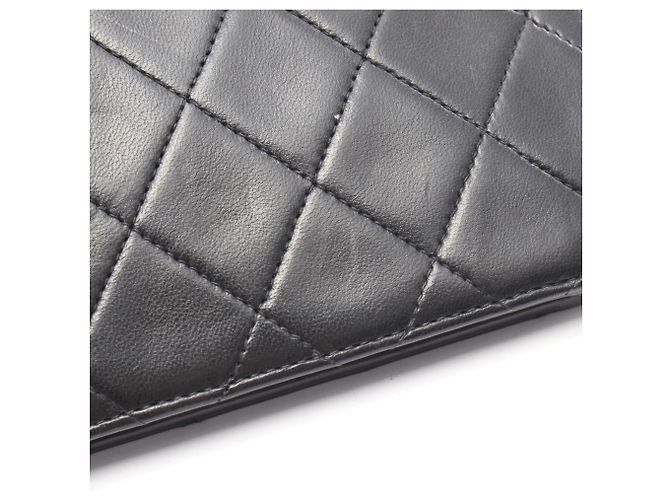 Borsa a Spalla Chanel Matelassé Push-Lock Nero - vista 8