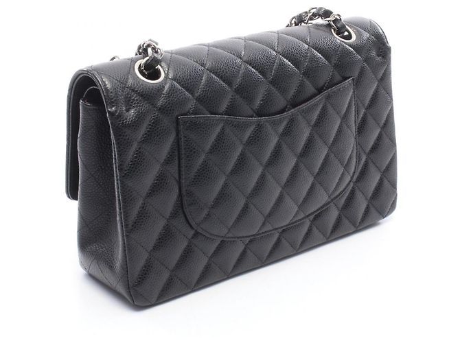 Borsa a tracolla Chanel Matelassé Double Flap Nero - vista 2