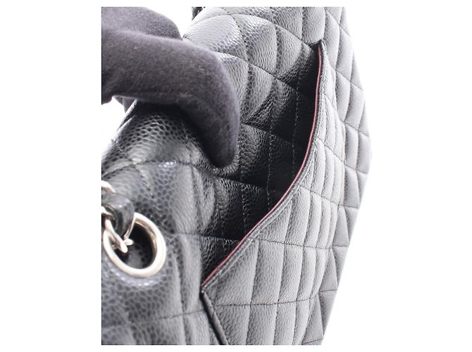 Borsa a tracolla Chanel Matelassé Double Flap Nero - vista 6
