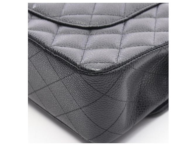 Borsa a tracolla Chanel Matelassé Double Flap Nero - vista 7