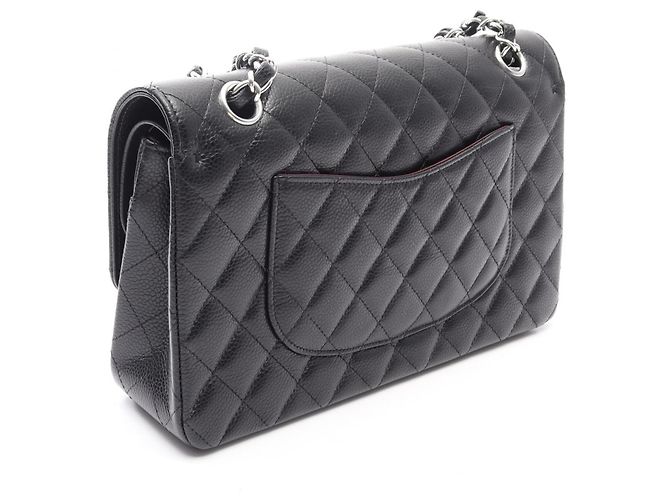 Borsa a Spalla Chanel Matelassé Double Flap Nero - vista 2