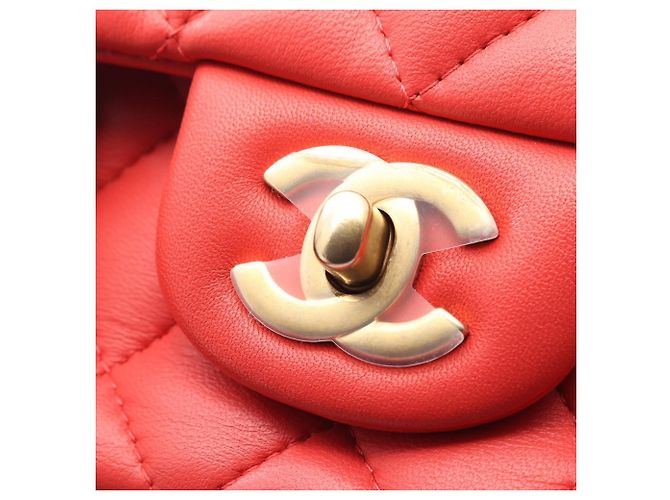 Bolso de Hombro Chanel Mini Matelassé Rosa - vista 10