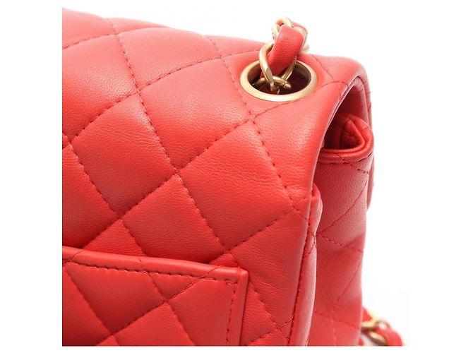 Bolso de Hombro Chanel Mini Matelassé Rosa - vista 8