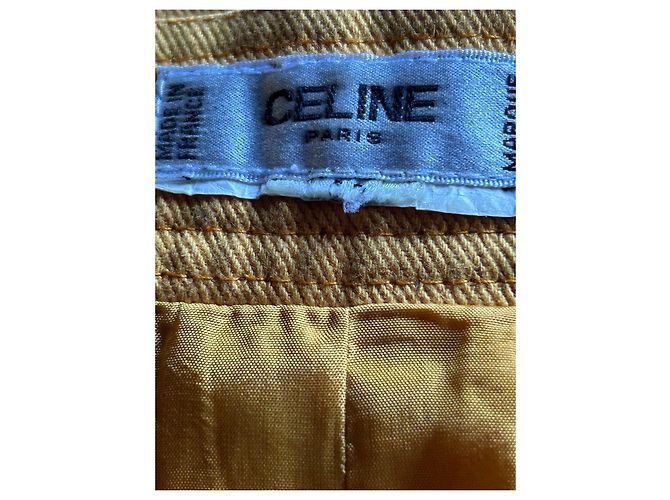 Conjunto de Traje Céline Amarillo Mostaza de Lana - vista 11