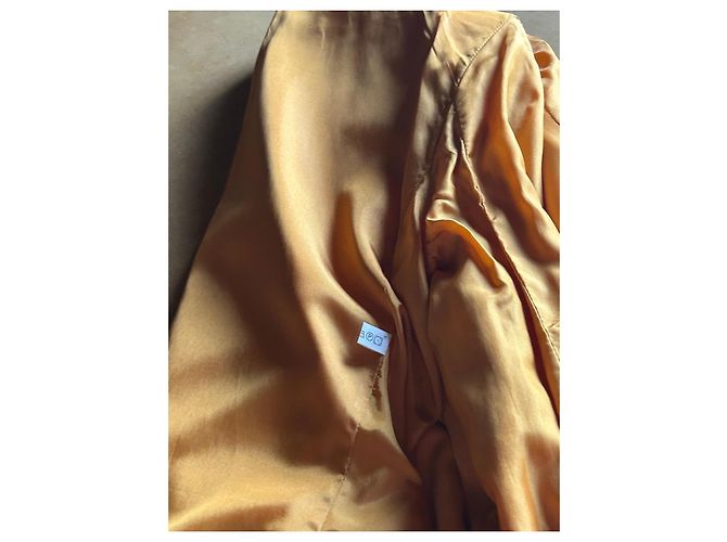 Conjunto de Traje Céline Amarillo Mostaza de Lana - vista 7