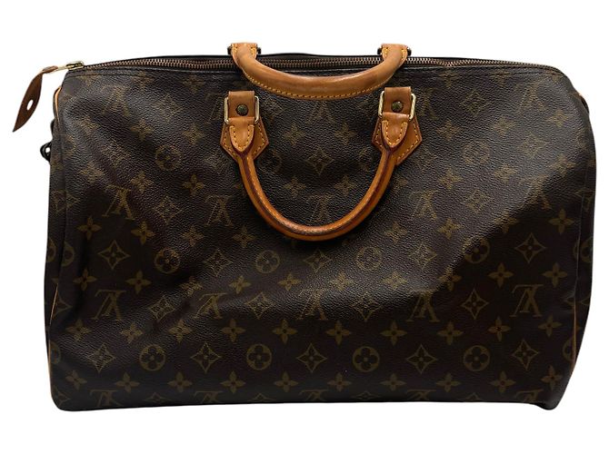 Louis Vuitton Speedy Monogram Canvas 40 Marrone - vista 2