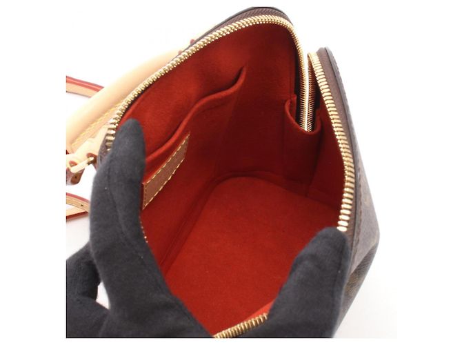 Zaino Louis Vuitton Alma Marrone Monogramma - vista 3