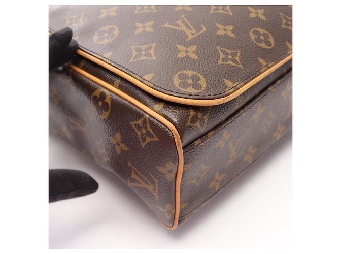Bolsa de Ombro Louis Vuitton Abesses Marrom Monograma - vista 9