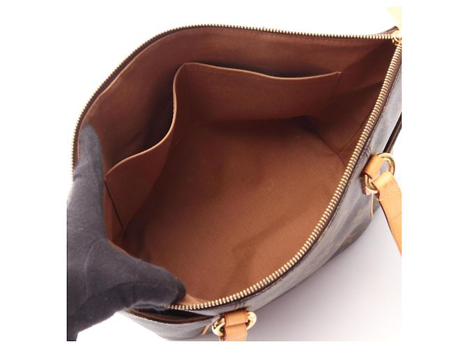 Borsa Tote Louis Vuitton Totally PM Castaño - vista 3