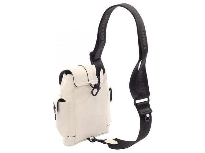 Borsa a tracolla Louis Vuitton Christopher XS Crudo - vista 2