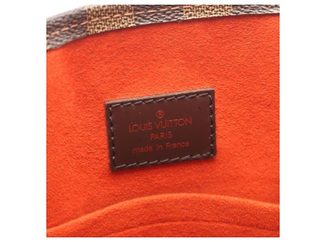 Louis Vuitton Sac Plat Damier Ebene Tote Bag Marrone - vista 4